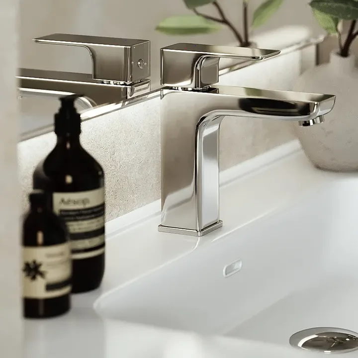 Grifería: Monomando de lavabo Cubeo · cromo — Grohe