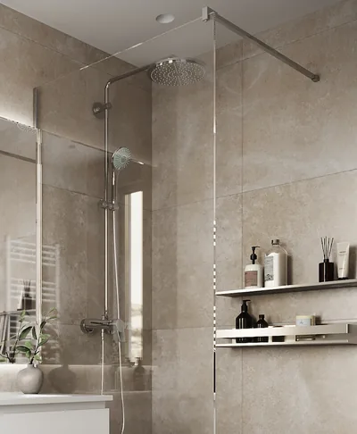 Mampara: Mampara de ducha FD-90 Fado · cristal 6mm — Profiltek