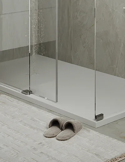 Plato de ducha: Plato Ducha Evol / Evolution Solidstone Blanco — Marzzo