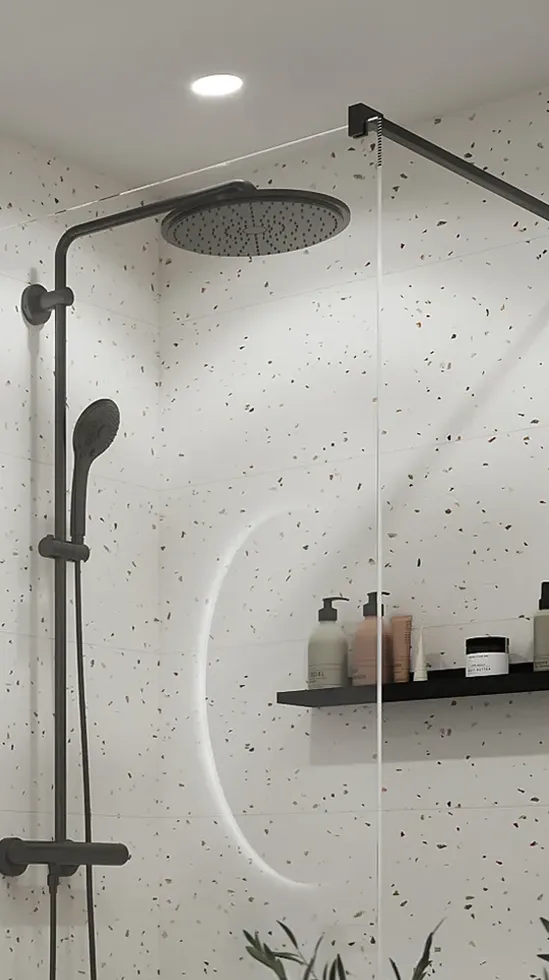 Plato de ducha: Plato Ducha Evol / Evolution Solidstone Blanco — Marzzo