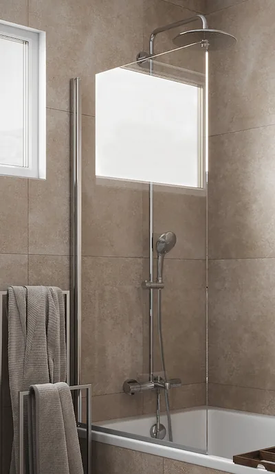 Mampara: Hp-110-80 Hada Plus 80X150Cm Mamp. Bañera Hoja — Profiltek