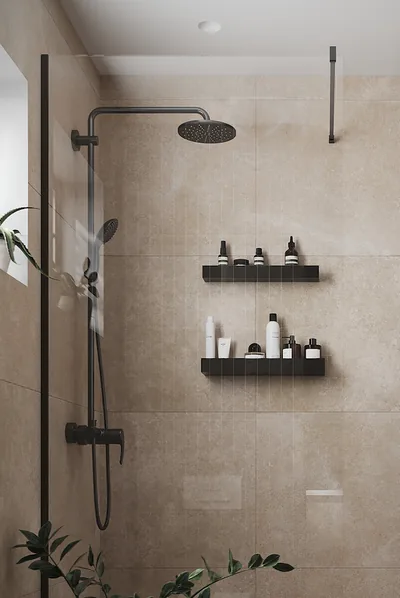 Mampara: Fd-100 Fado Mampara Ducha 985-1000X1950Cm 1 Fijo — Profiltek