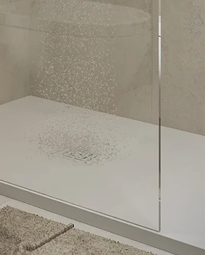 Plato de ducha: Plato Ducha Evol / Evolution Solidstone Blanco — Marzzo
