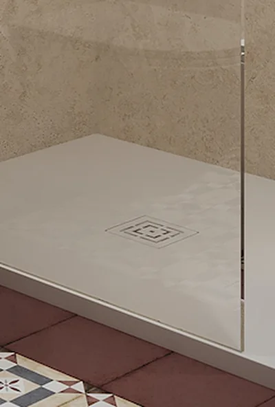 Plato de ducha: Plato Ducha Evol / Evolution Solidstone Blanco — Marzzo